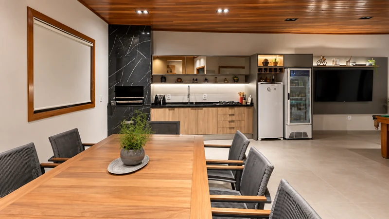 Jantar e cozinha — Projeto Carvalho