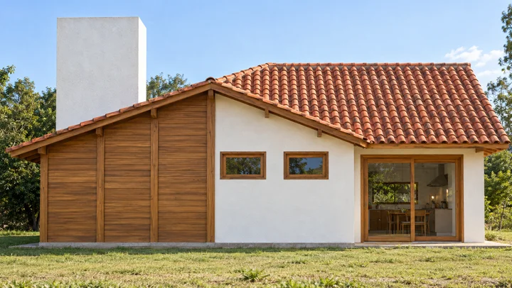 Fachada posterior — Projeto F.F.F