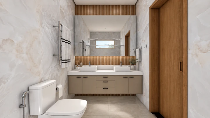 Banheiro do casal — Projeto S&R