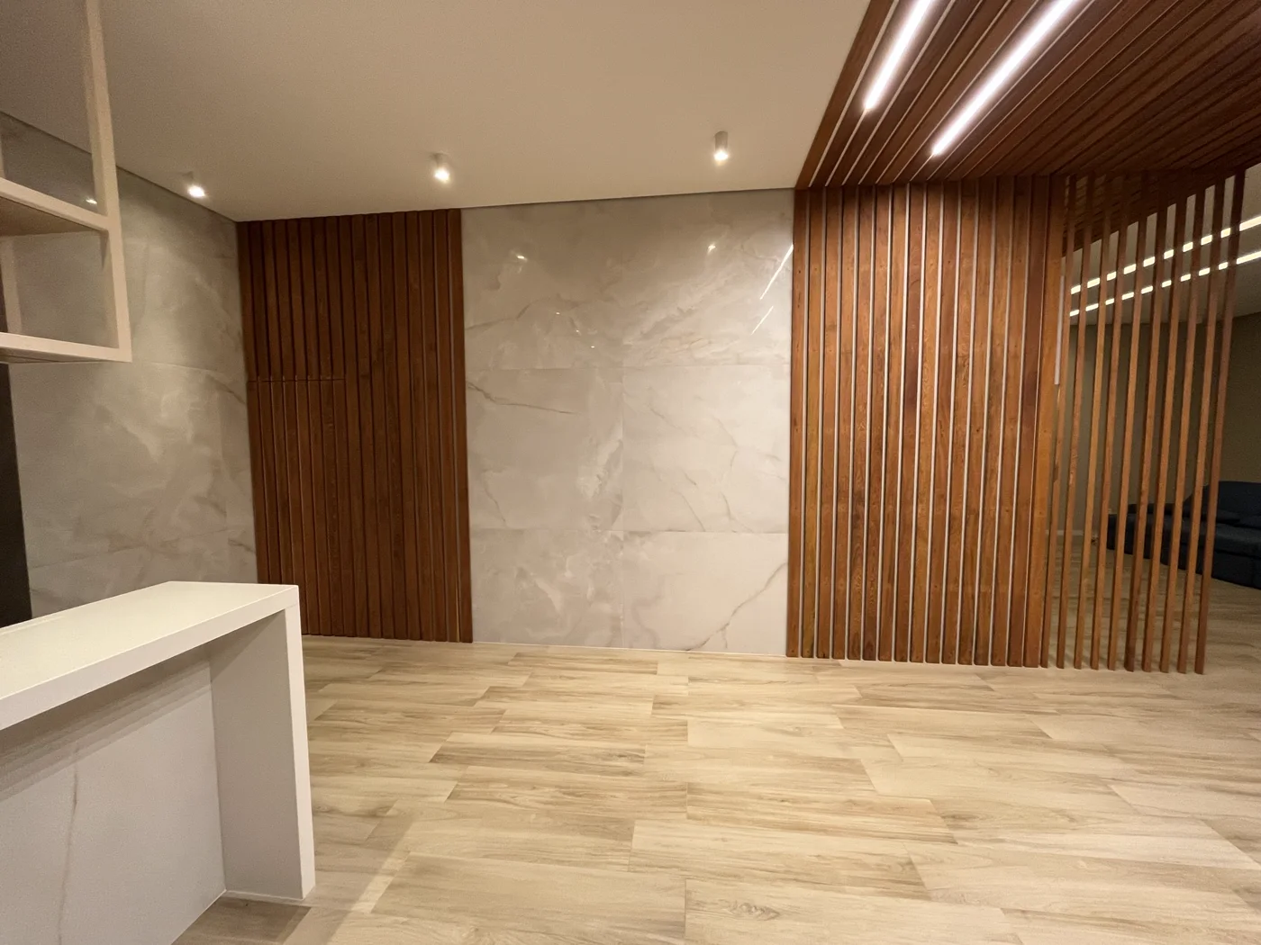 Casa Vista — ambiente interno acabado, Electo Maciel Construtora